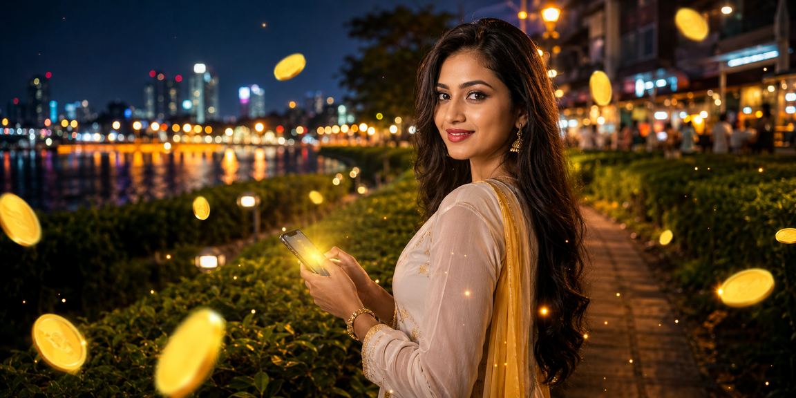 ঢাকার চা বাগানের কাছে মোবাইলে অনলাইন বেটিং প্ল্যাটফর্ম ব্যবহার করছেন একজন ব্যক্তি