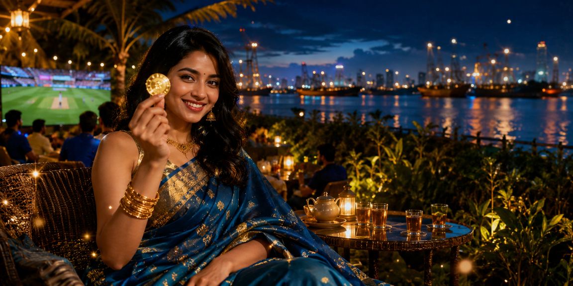 নারায়ণগঞ্জে ঐতিহ্যবাহী পরিবেশে মোবাইলে ক্রিকেট বেটিং করছেন একজন নারী